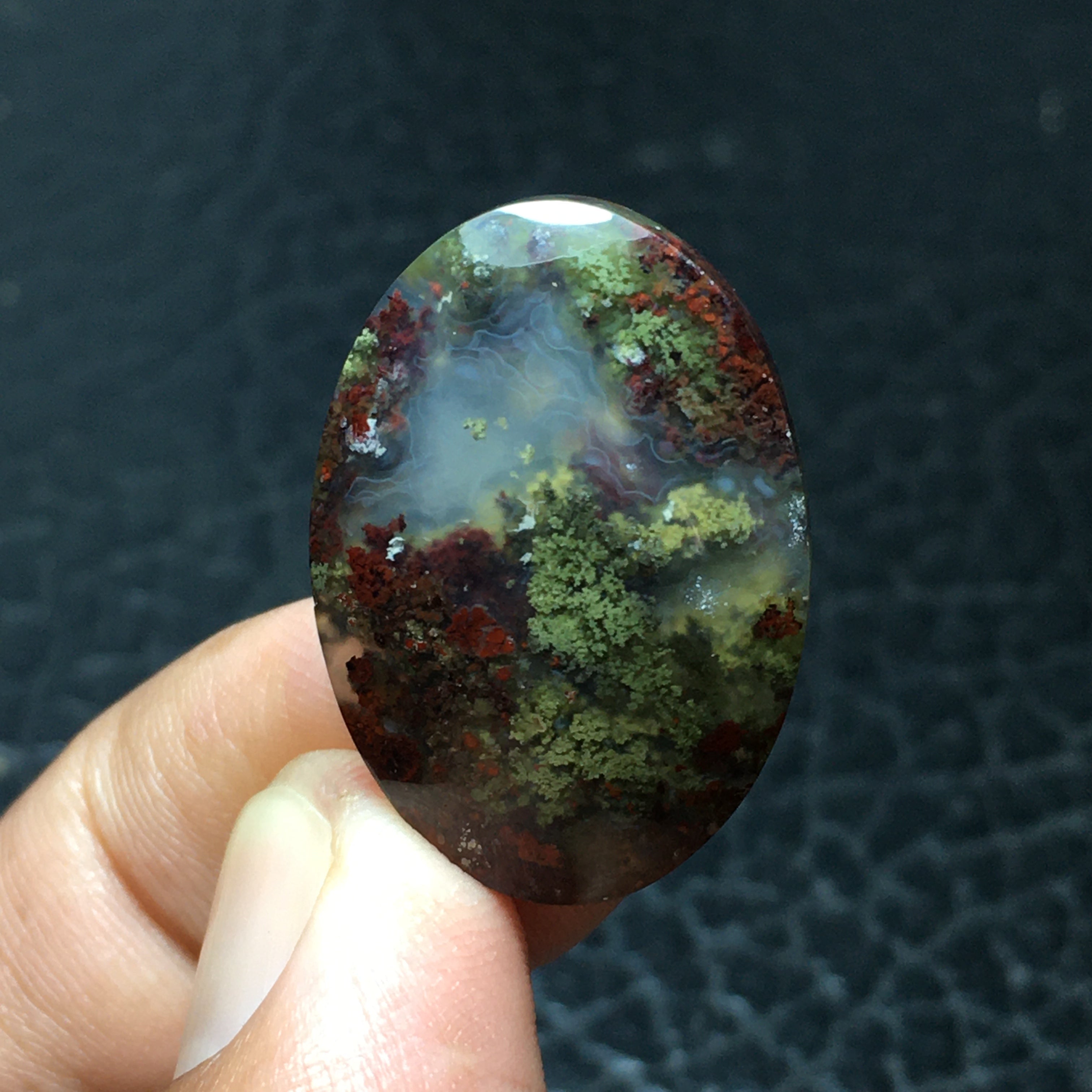 Moss agate best sale indonesia