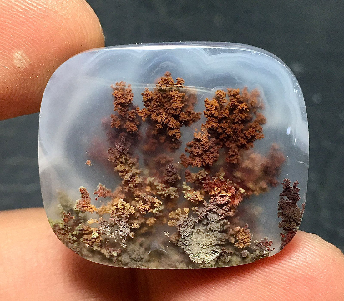 Unveiling the Enchanting Beauty of Scenic Moss Agate Cabochons