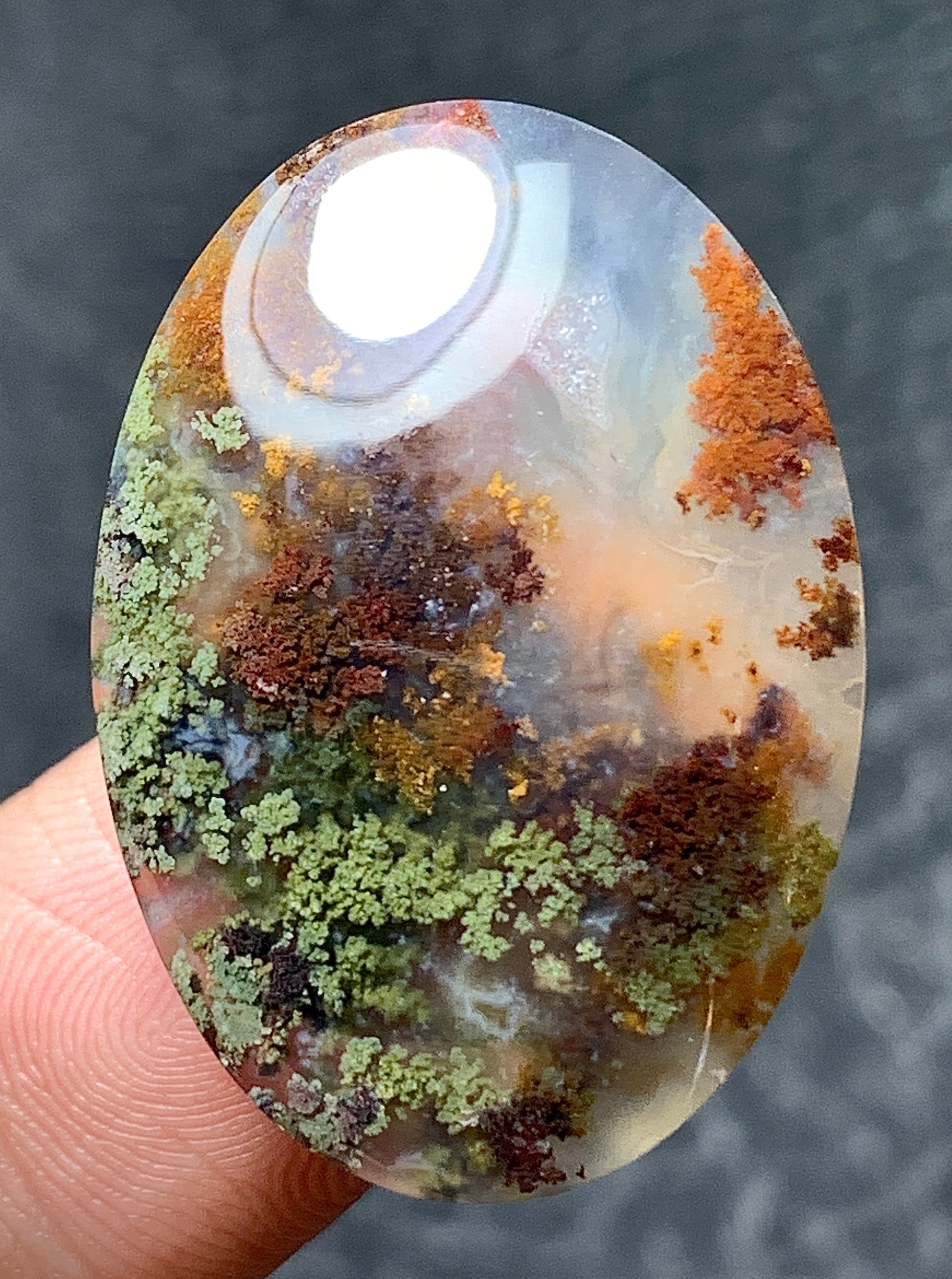 Scenic Moss Agate, Gift For Her, Gift For Him, Birthday Gift, Jewellery, Moss Agate, Unique Gemstone