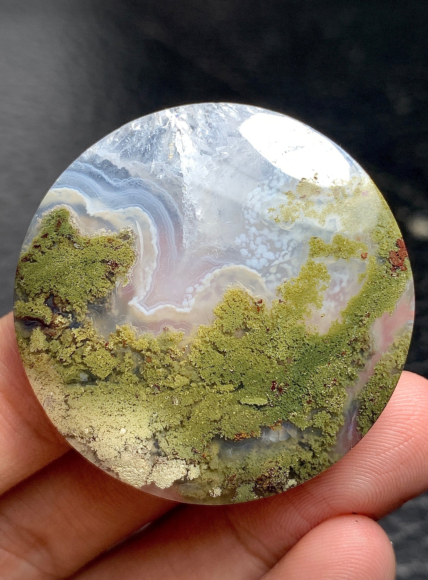 Scenic Moss Agate, Gift For Her, Gift For Him, Birthday Gift, Jewellery, Moss Agate, Unique Gemstone