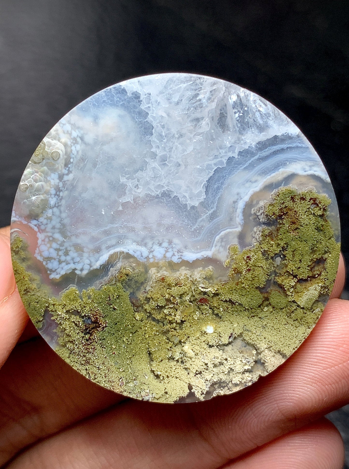 Scenic Moss Agate, Gift For Her, Gift For Him, Birthday Gift, Jewellery, Moss Agate, Unique Gemstone