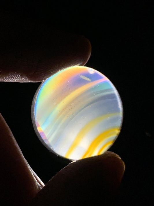 Rainbow Iris Agate Round Cabochon 19.8x19.8x5mm