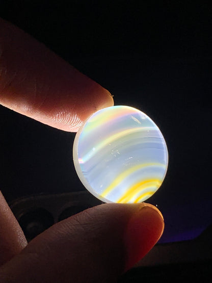 Rainbow Iris Agate Round Cabochon 19.8x19.8x5mm