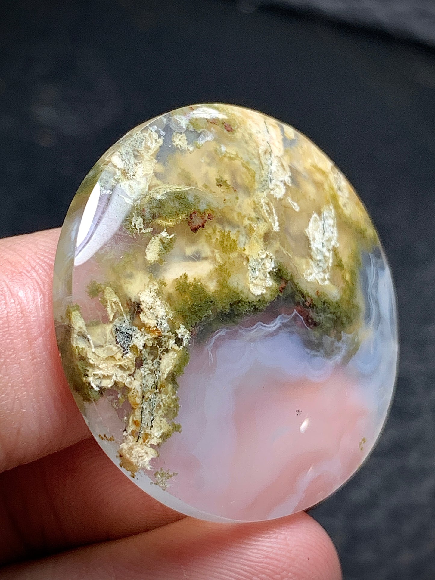 Scenic Moss Agate, Moss Agate, Gift for her, gift for him, jewelry, easter day, summer day, gemstone, lapidary